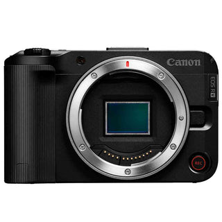 Front Side of the Canon EOS R50V Mirrorless Camera Body