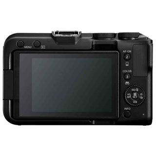 Rear Side of the Canon EOS R50V Mirrorless Camera Body