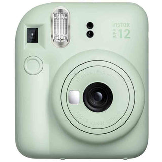 Front Side of the Fujifilm Instax Mini 12 Camera Mint Green
