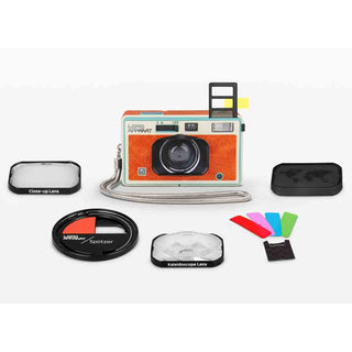 Box Contents of the Lomo Apparat 35mm Film Camera Neubau Edition